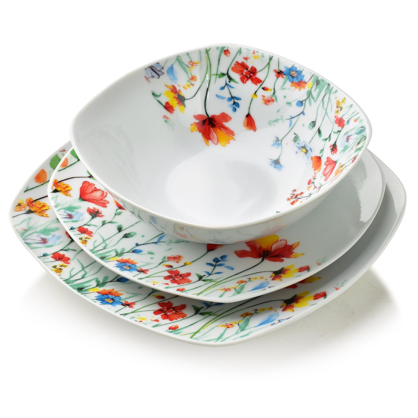 LEA Smooth 18 teiliges Geschirrset Schüssel 500 ml 16 5/19 5/22 cm - Tinkie