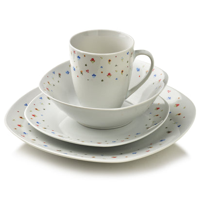 LEA Mini 16 teiliges Geschirrset Becher 370 ml / Schüssel 500 ml 17/19 5/25 5 cm - Tinkie