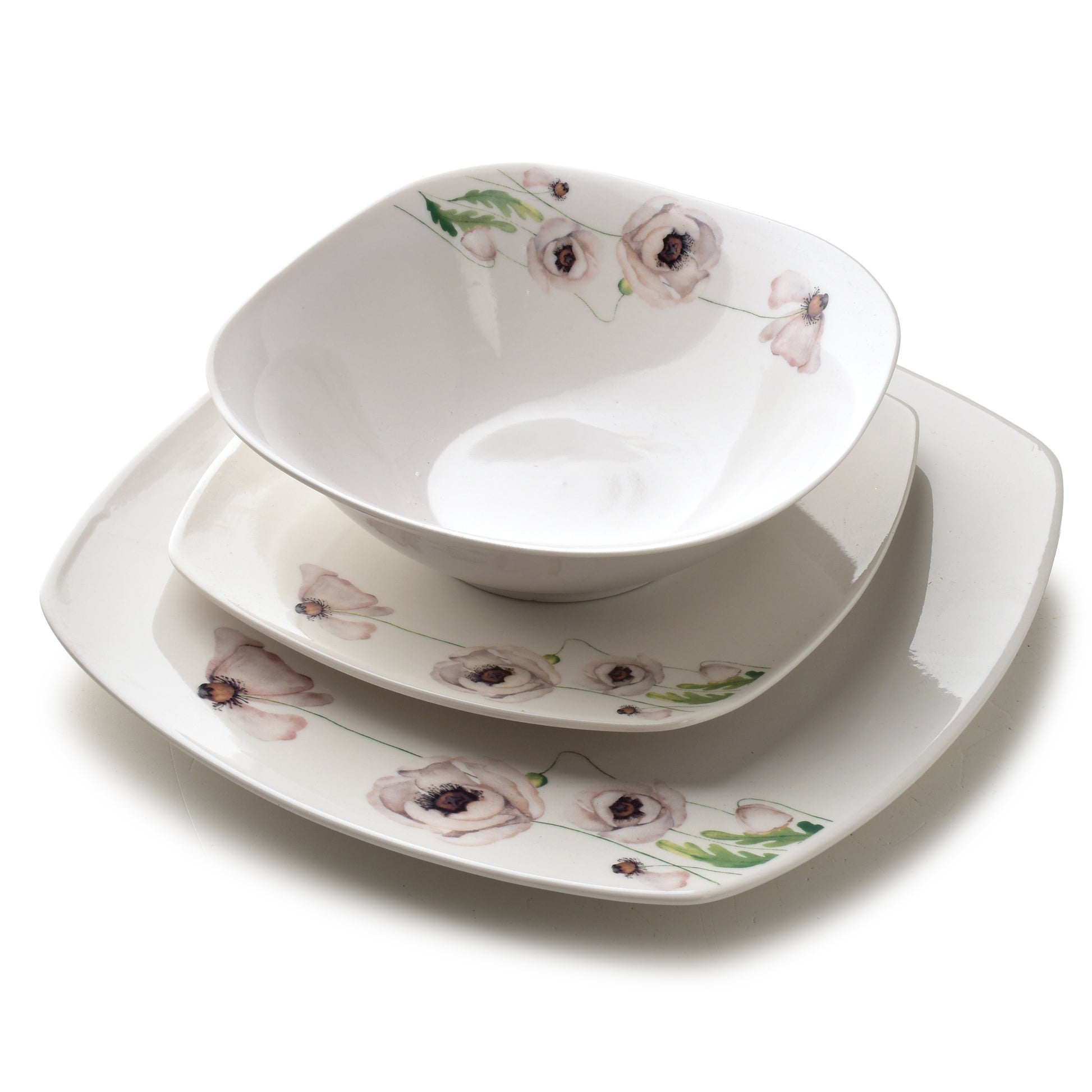 LEA Pink 18 teiliges Geschirrset Schüssel 16 5 cm 500 ml / 18 cm / 24 cm - Tinkie