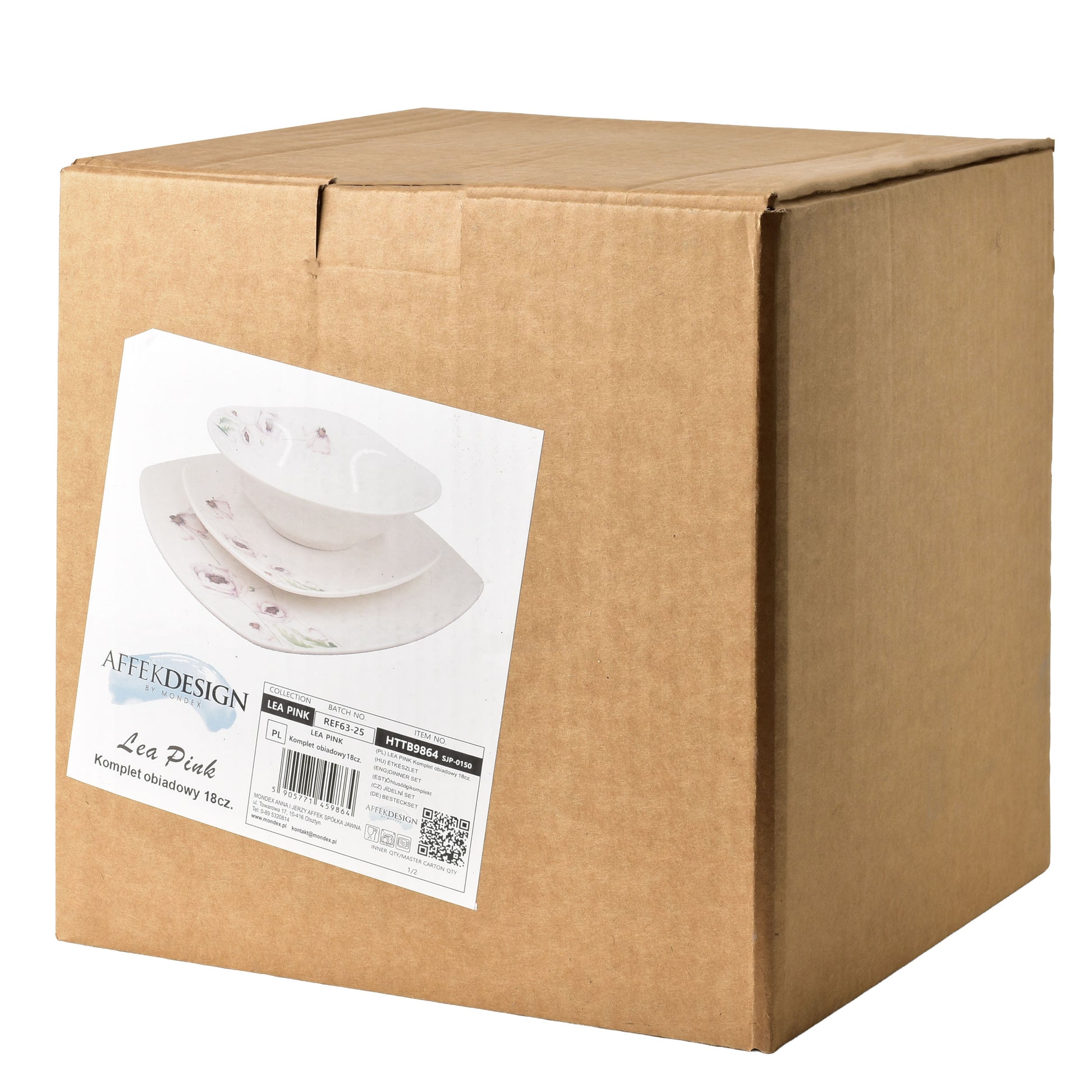 LEA Pink 18 teiliges Geschirrset Schüssel 16 5 cm 500 ml / 18 cm / 24 cm - Tinkie
