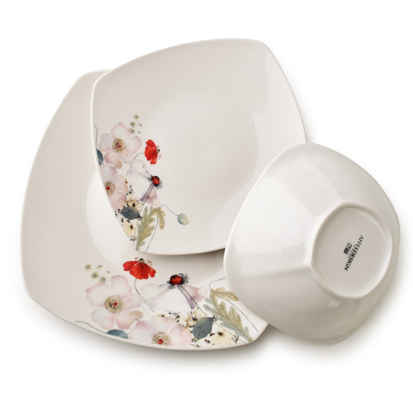 LEA Light 18 teiliges Geschirrset Schüssel 16 5 cm 500 ml / 18 cm / 24 cm - Tinkie