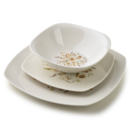 LEA Beige 18 teiliges Geschirrset Schüssel 16 5 cm 500 ml / 18 cm / 24 cm - Tinkie