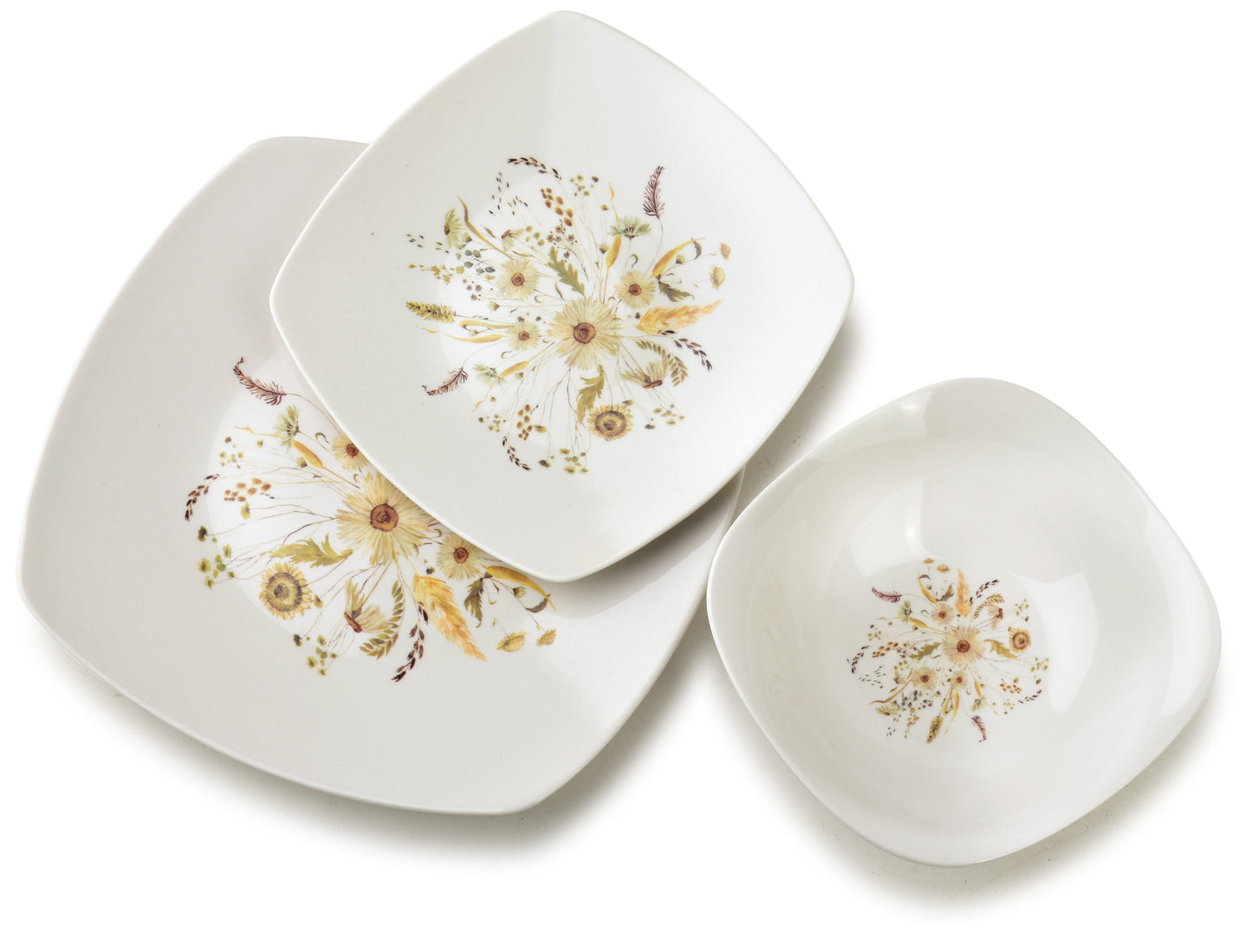 LEA Beige 18 teiliges Geschirrset Schüssel 16 5 cm 500 ml / 18 cm / 24 cm - Tinkie