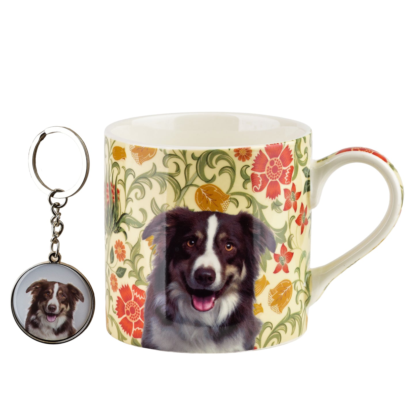 Noya Becher mit Schlüsselanhänger 380 ml Border Collie - Tinkie