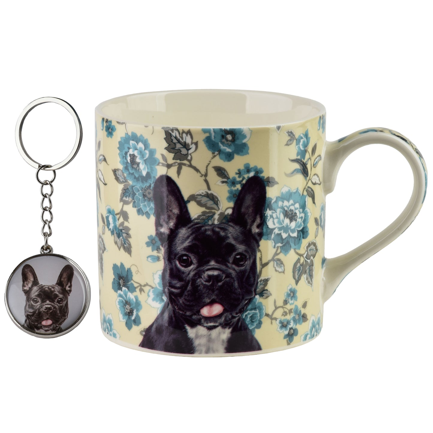 Noya Becher mit Schlüsselanhänger 380 ml Französische Bulldogge - Tinkie