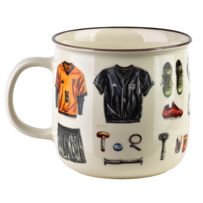 Norman Kaffeebecher (450ml) mit Fußball-Motiv - Tinkie