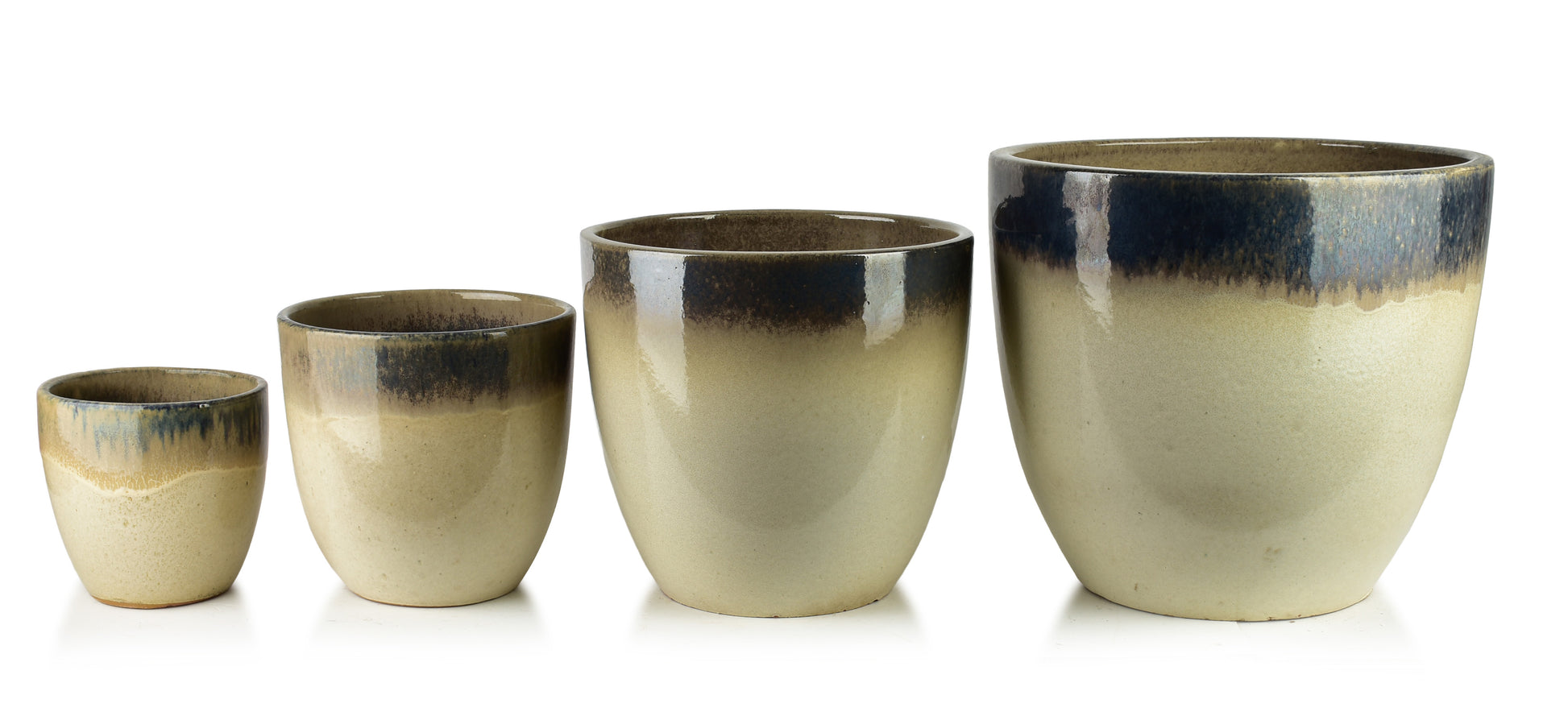 Hevra Set mit 4 Keramikschalen Beige - Tinkie