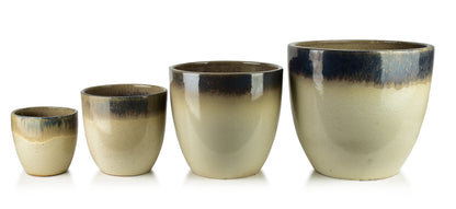 Hevra Set mit 4 Keramikschalen Beige - Tinkie