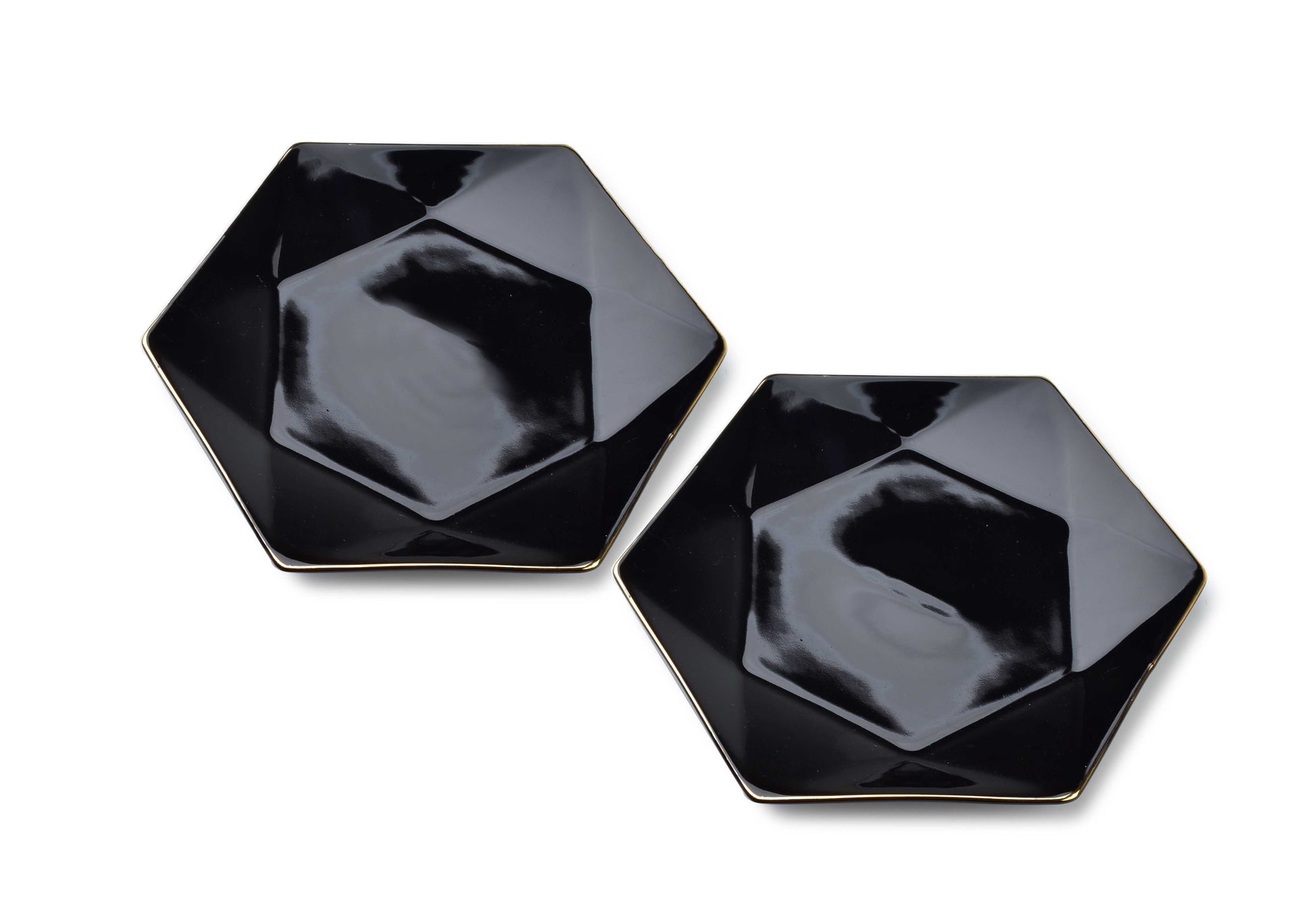 Ralph Black Set mit 2 Desserttellern - Tinkie