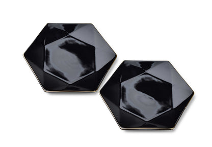 Ralph Black Set mit 2 Desserttellern - Tinkie