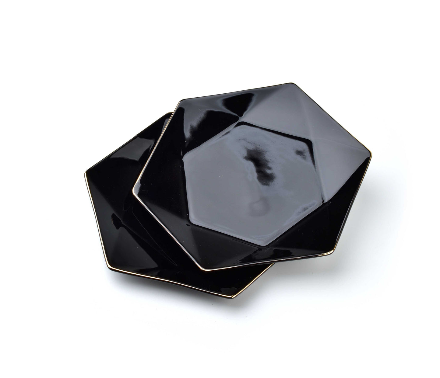 Ralph Black Set mit 2 Desserttellern - Tinkie