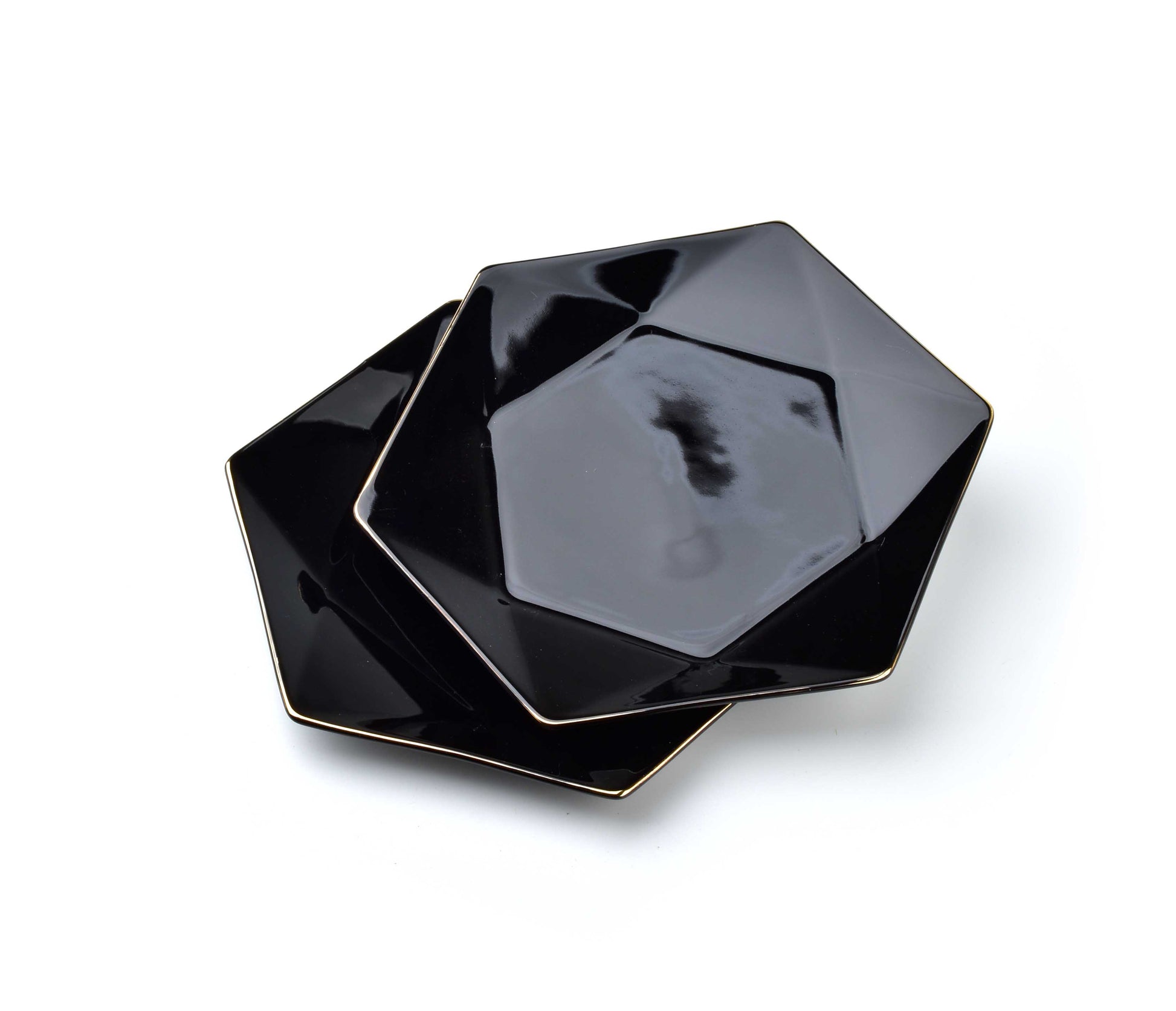 Ralph Black Set mit 2 Desserttellern - Tinkie
