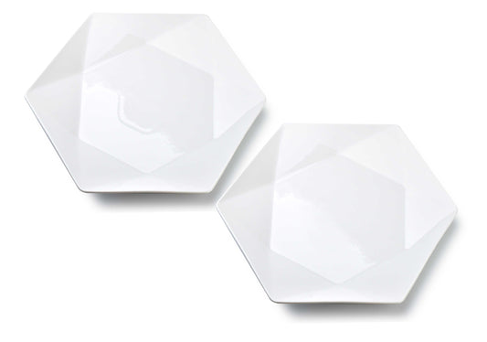 Ralph White Set mit 2 flachen Tellern - Tinkie