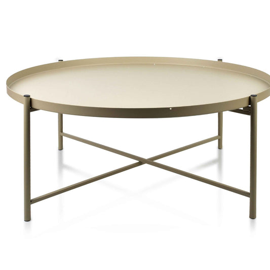 Lucas Beige Couchtisch 76 50 x H 32 cm