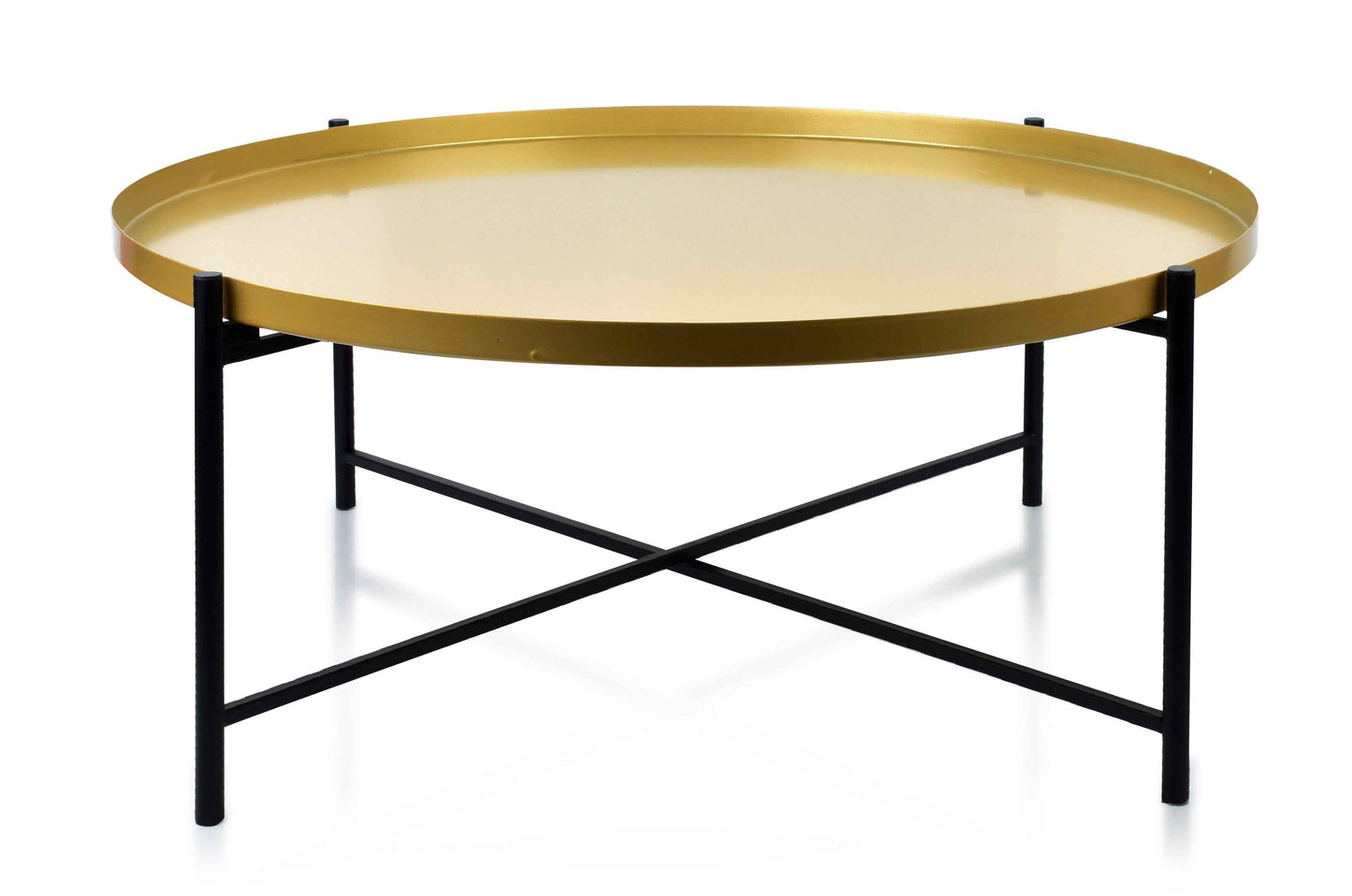 Lucas BLACK&amp Gold Couchtisch 76 5 x H 32 cm - tinkie.de