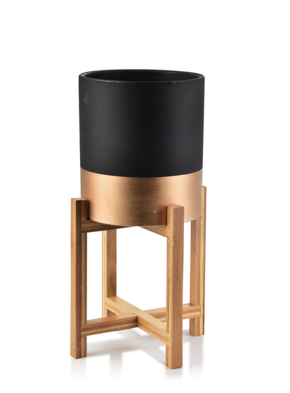AVA Gold Blumentopf auf Ständer - Tinkie