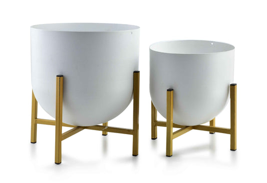 Swen WHITE&amp Gold Set mit 2 Hüllen 24 x H 26 cm / 18 5 x H 21 cm