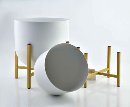 Swen WHITE&amp Gold Set mit 2 Hüllen 24 x H 26 cm / 18 5 x H 21 cm