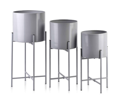 Swen Set mit 3 Schutzhüllen Durchmesser 23 x Höhe 20/54 cm Durchmesser 20 x Höhe 18/47 cm Durchmesser 18 x Höhe 14/40 cm