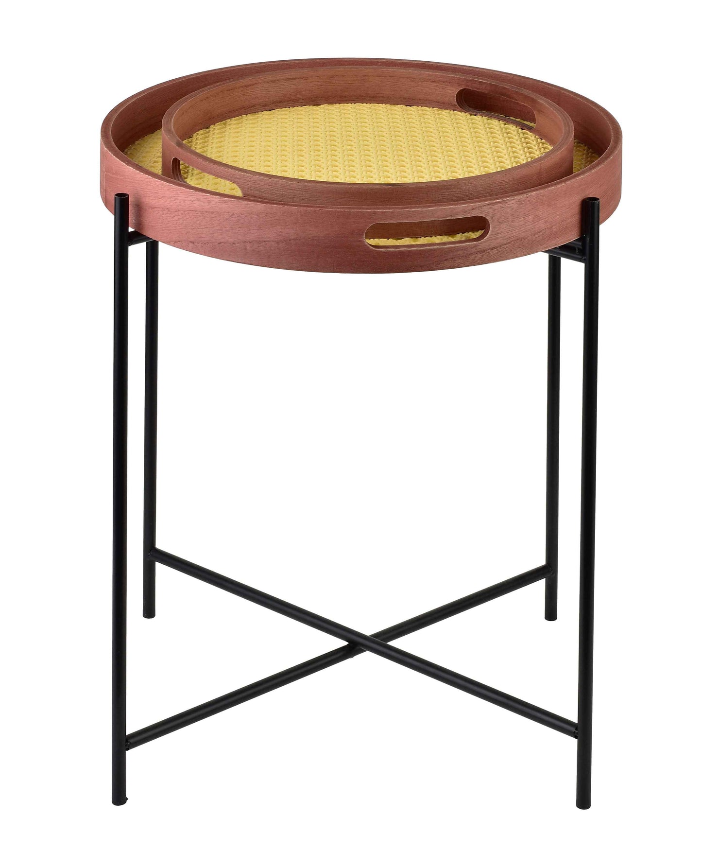 Lammy Beistelltisch mit Ablage – Set mit 2 Ablagen () / Ablage 30 cm