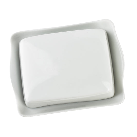 BASIC Butterdose, Porzellan – Seitenansicht