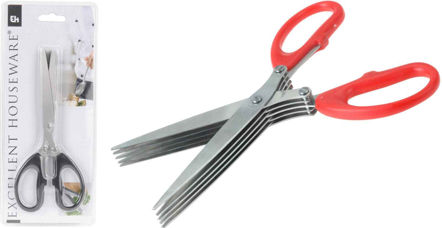 Kräuterschere MIT 5 Klingen