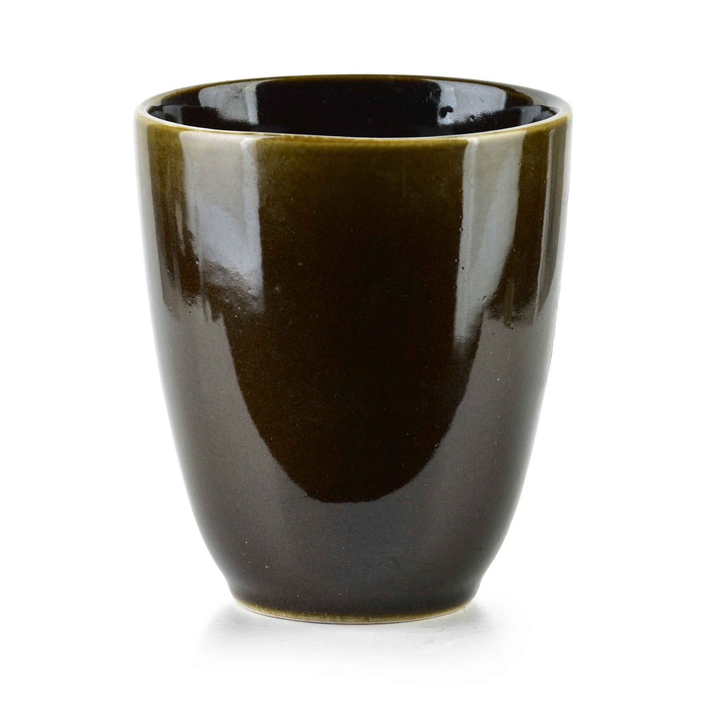 Basic Nature Braune Tasse ohne Henkel 300 ml