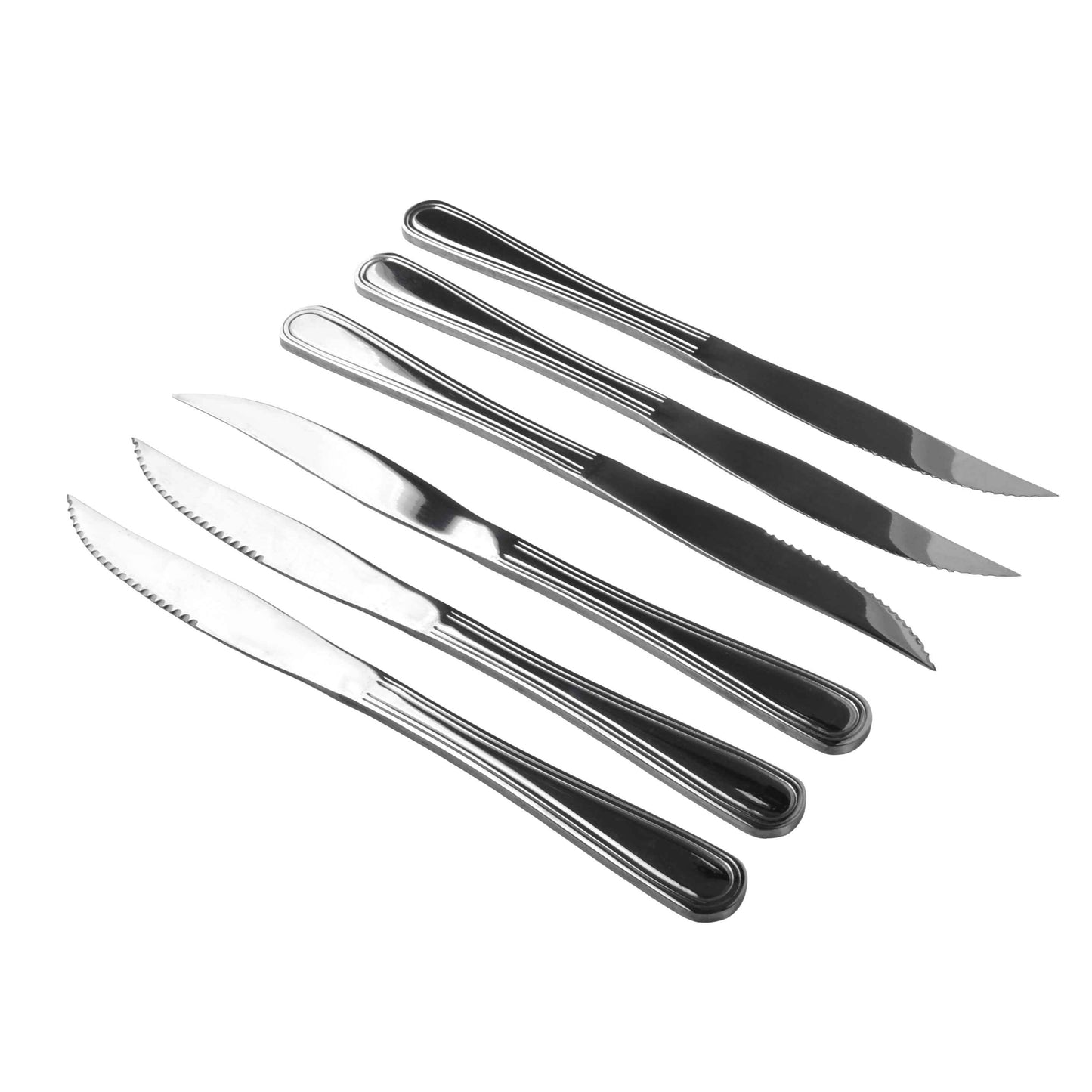 Dhalia Daisy 6er Set Steakmesser 22 8 cm mit Prägung