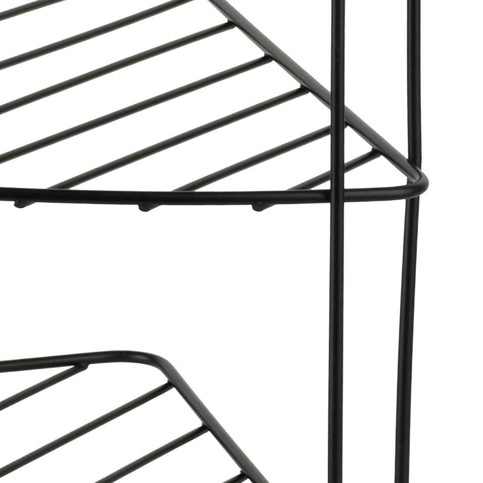 Modern Kitchen Eckregal aus Metall