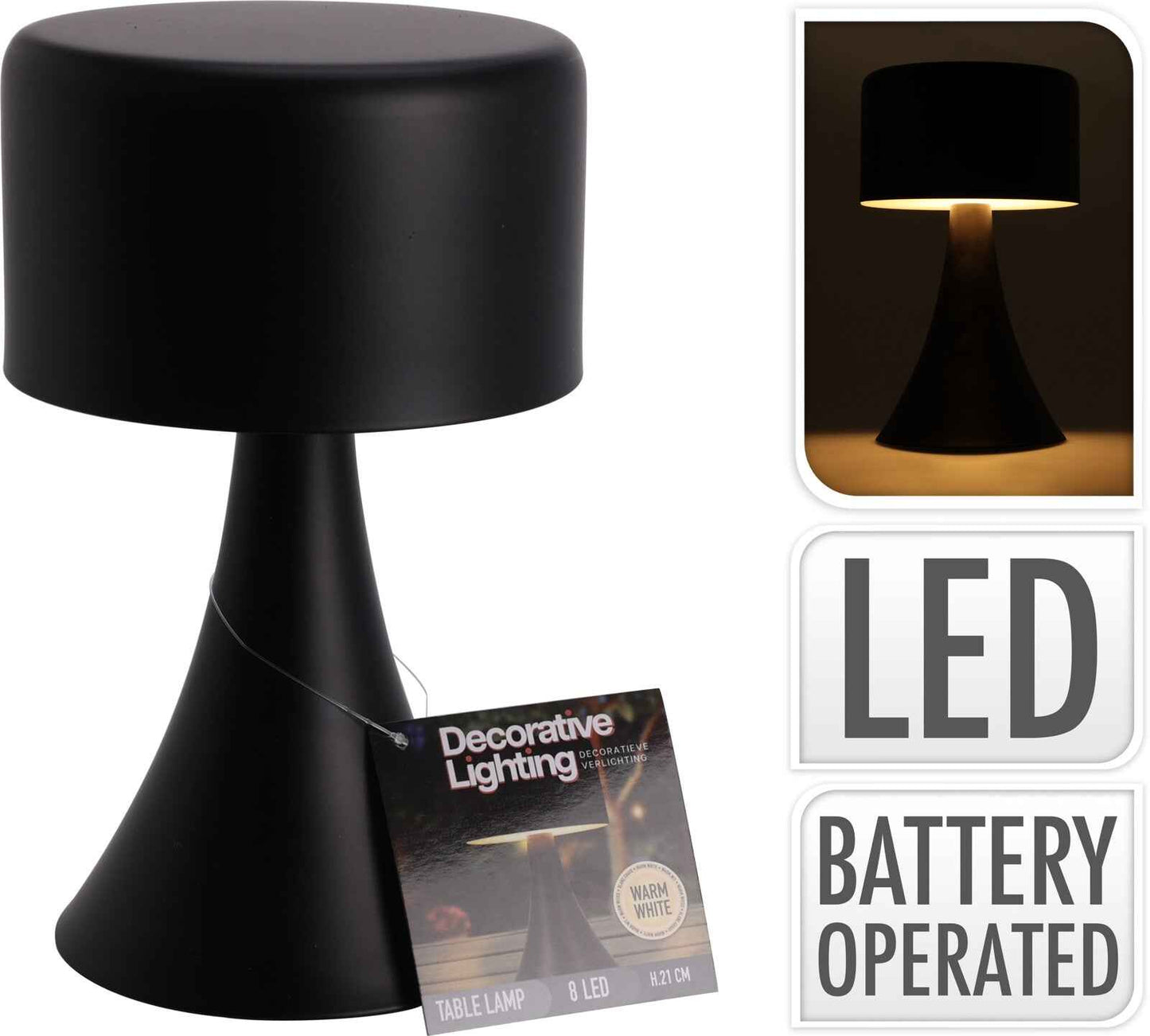 LED Tischlampe Durchmesser
