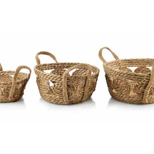 Bali 3er Korb Set aus Seegras Beige 30/27/21 cm - tinkie.de