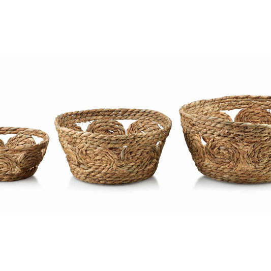 Bali 3er Set Körbe aus Seegras beige - tinkie.de