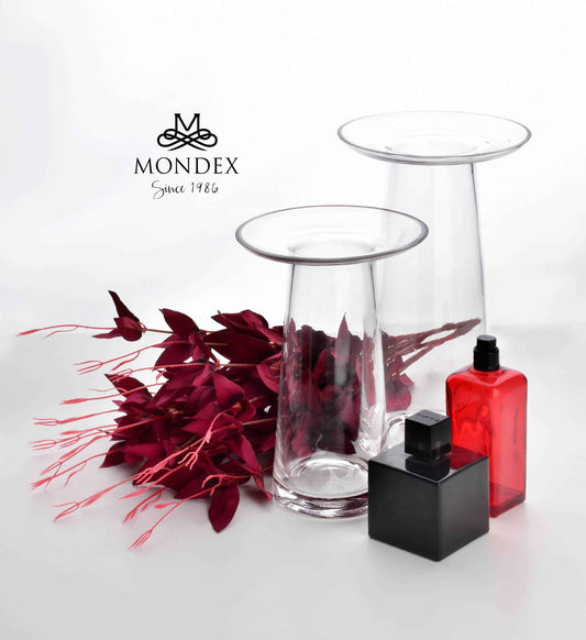 Serenite Vase mit Rand transparent - tinkie.de