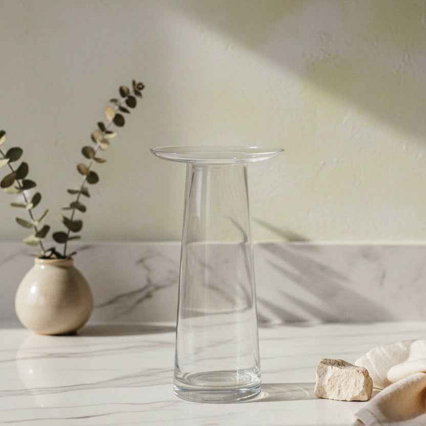 Serenite Vase mit Rand transparent - tinkie.de