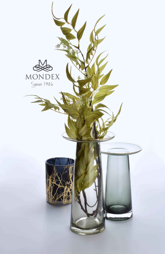 Serenite Vase mit Rand grau - tinkie.de