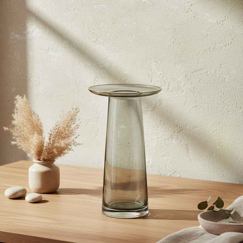 Serenite Vase mit Rand grau - tinkie.de