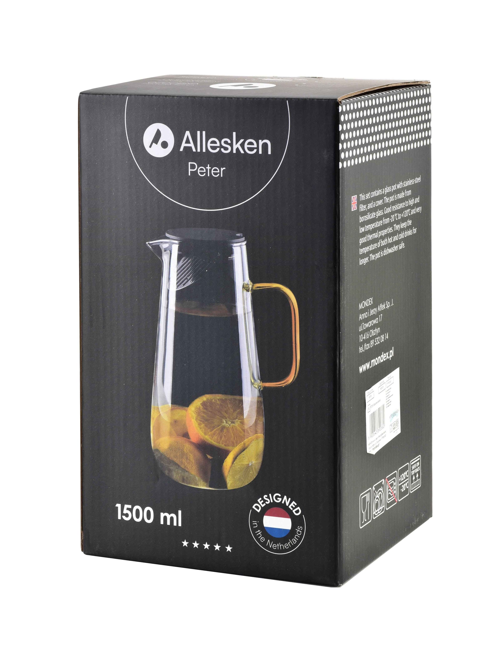 Peter Glaskanne 1 5 l grau
