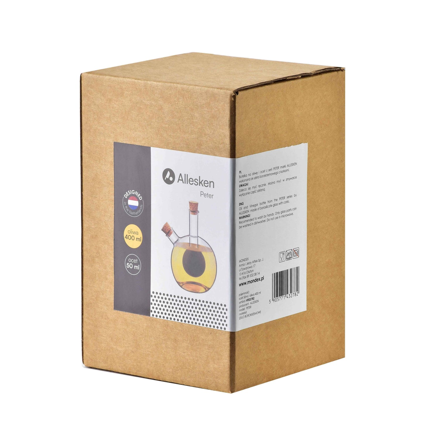 Peter Flasche für Olivenöl 400 ml Essig 50 ml