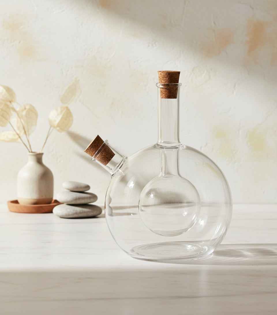 Peter Flasche für Olivenöl 400 ml Essig 50 ml