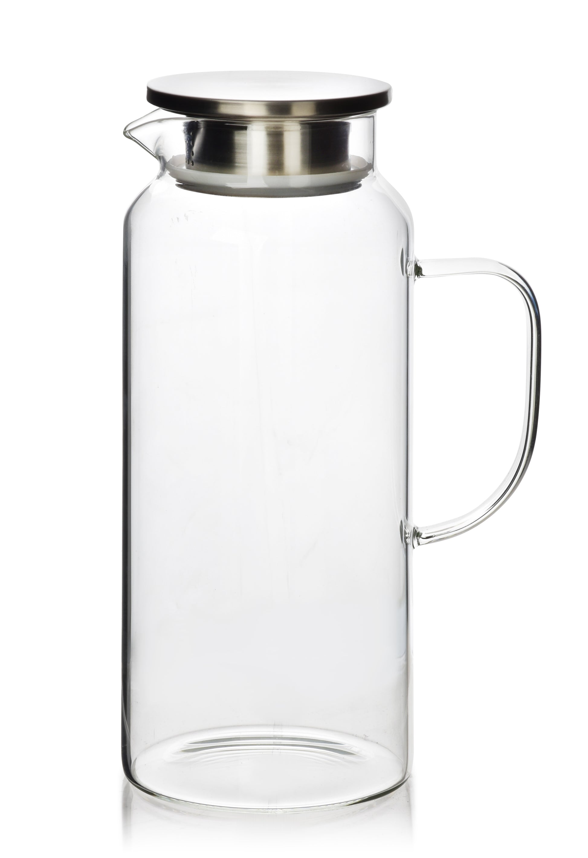 Modern Kitchen Krug mit Deckel aus Borosilikatglas 1 9 l - Tinkie