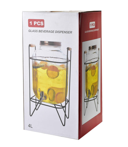 Modern Kitchen Glas mit Ausguss 4 l inklusive Ständer