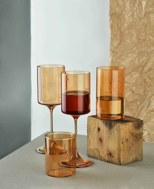 Romane Set mit 4 Gläsern 300 ml Borosilikatglas