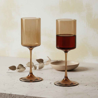 Romane Set mit 4 Gläsern 300 ml Borosilikatglas