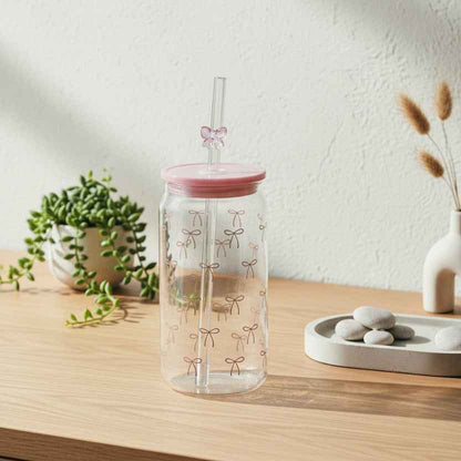 Peter Ribbon Becher mit Strohhalm 480 ml