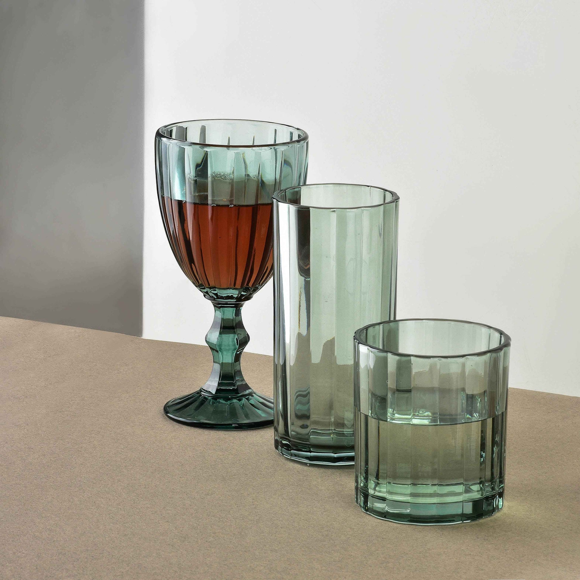 Elise Stripes Set mit 4 Gläsern 360 ml