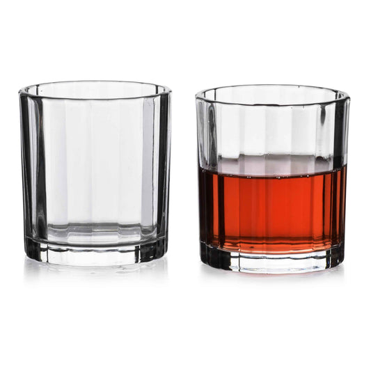 Elise Stripes Set mit 4 Gläsern 310 ml transparent