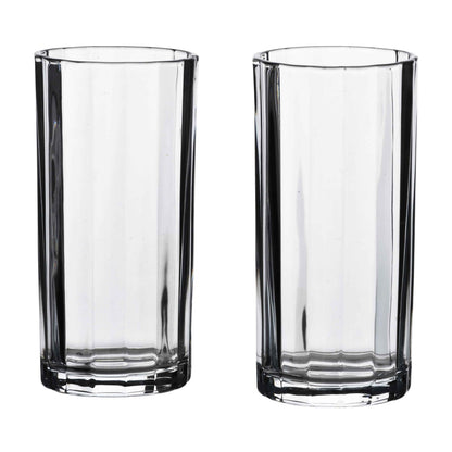Elise Stripes Set mit 4 Gläsern 360 ml transparent