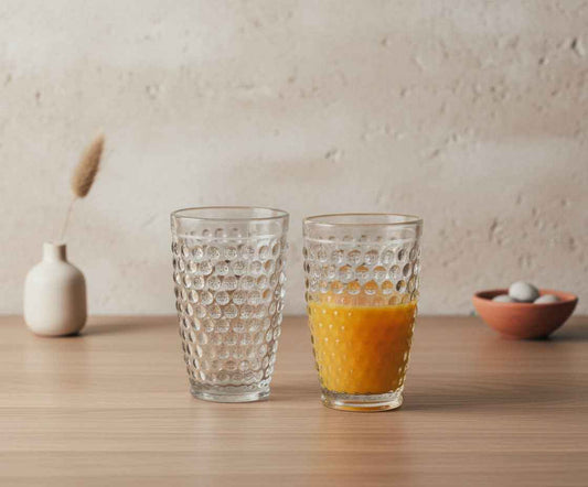 Elise Dots Set mit 6 Gläsern 380 ml