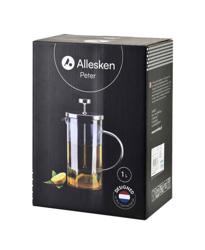 Peter French Press Kanne mit Kolben 1000 ml