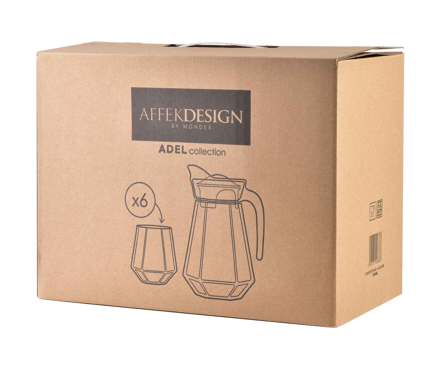 Adel Set aus Kanne 6 Gläsern 1 4 l ml